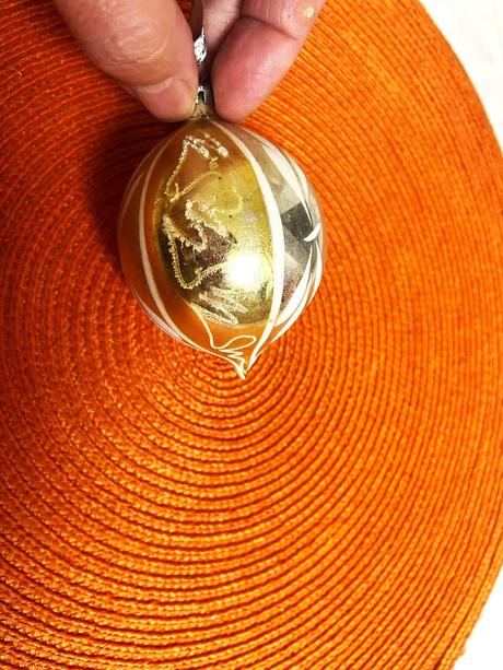 Stará vianočná ozdoba 2 ks, 