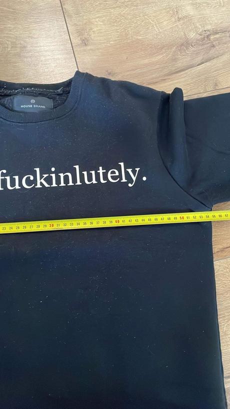 Čierna pánska mikina s nápisom, house,m