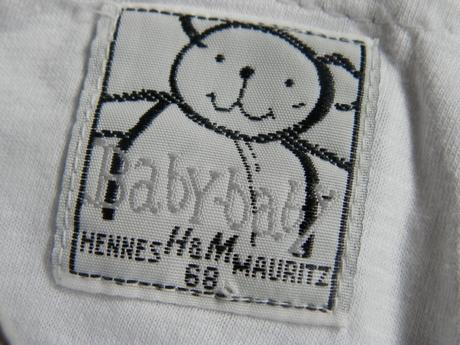 Krémové šatôčky s predným vreckom - nenosené, h&m,68