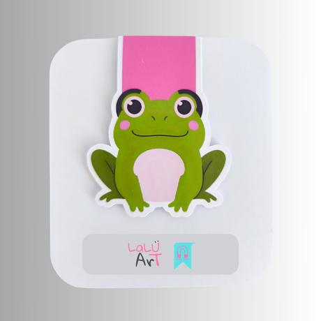 Magnetická záložka - žabka, 