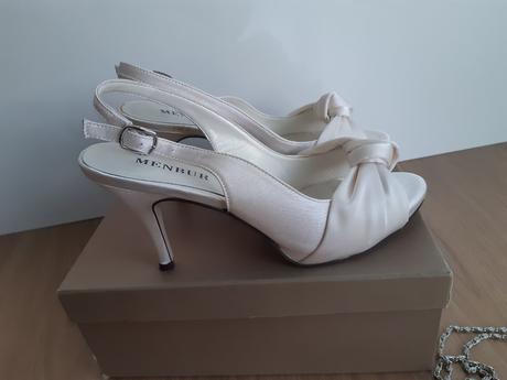 Elegantné sandále menbur + kabelka, 39