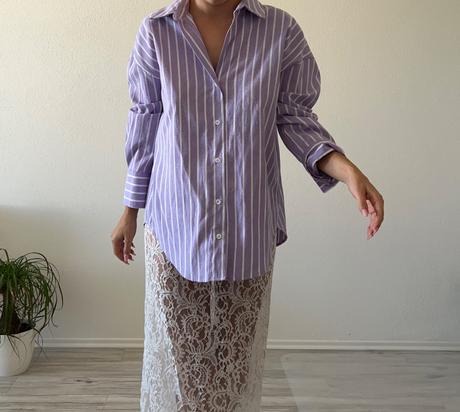 Pásikavá košeľa zara, zara,xs