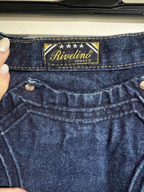 Vintage rifľová sukňa 36/38 rivelino, 38