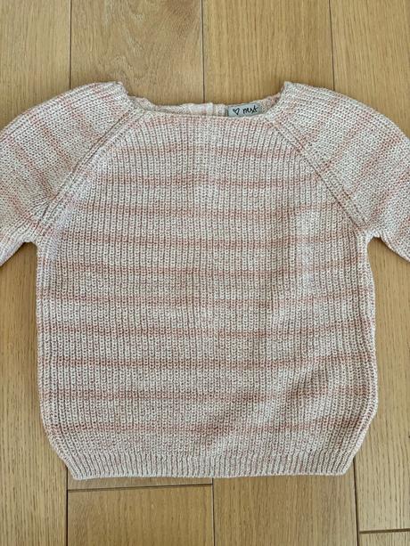 Krásny pulover next pretkany trblietavou niťou, next,98