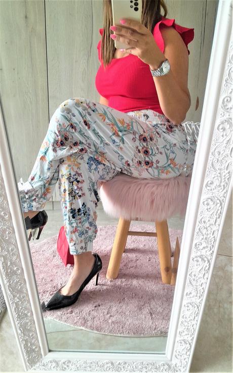 Kvetované 7/8 noahavice-uni veľkosť, bonprix