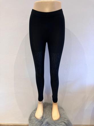 Dámske čierne vzorovné kamašle (s/m), s