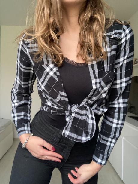 Károvaná košeľa, sinsay,s