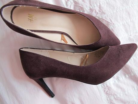 Hm bordové lodičky 37, h&m,37