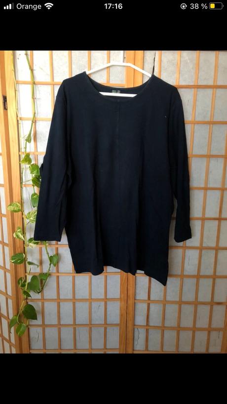 Modré tričko/ bavlnené tričko, xxxl