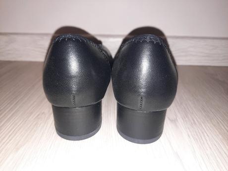 Nové kožené elegantné lodičky (vd 24 cm), deichmann,37