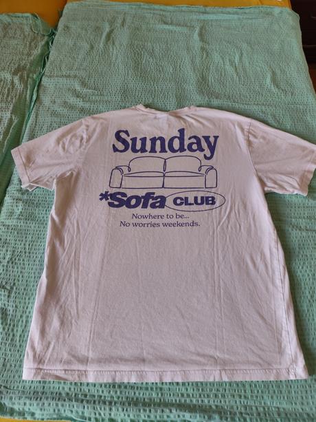 Biele tricko sunday sofa club, zn. only & sons, ve, m