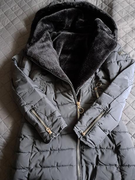 Dámske bunda na zimu, s