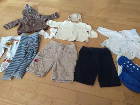 Mix oblečenie do 6 mesiacov, 50–62