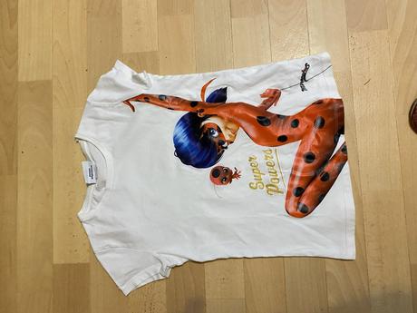 Tričko biele s potlačou, 134