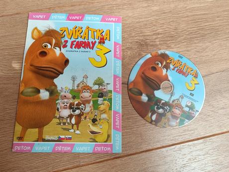 Dvd zviratka z farmy 1, 3, 4, 