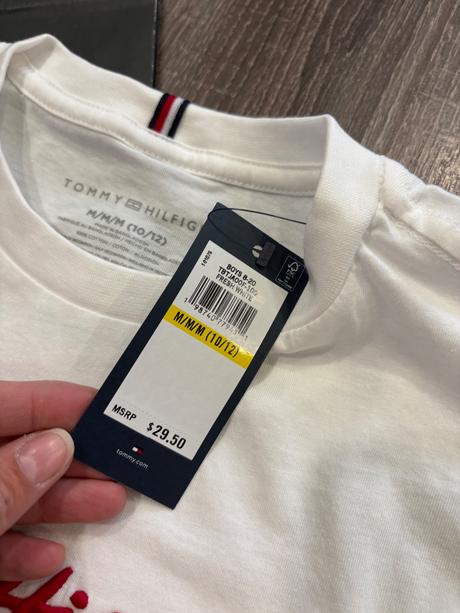 Tommy hilfiger chlapcenske tričko na 10-12 rokov, tommy hilfiger,140