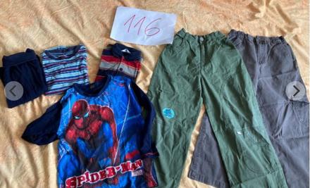 Balík chlapčenského oblečenia veľ. 116, 104–116