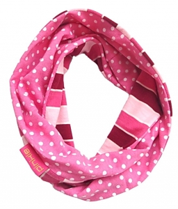 Pinkie šál light pink bullets/strips, pinkie