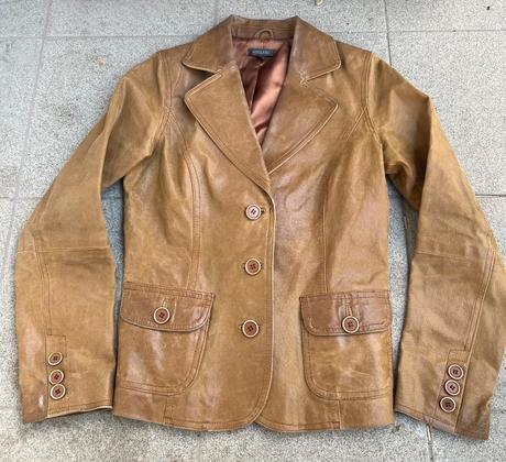 Kozene sako z pravej koze velk 36/s bezne znamky n, s