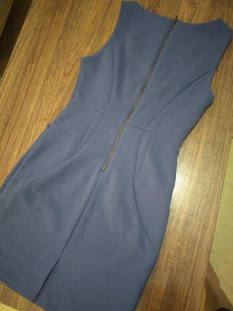 Saty ocelovomodre nove, h&m,s