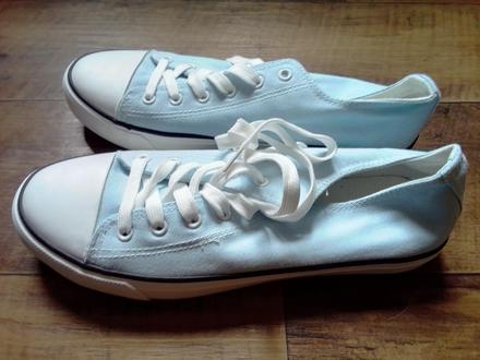 Klasické plátené tenisky modré unisex č.42, 42