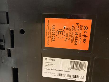 Kvalitná autosedačka cybex solution x-fix, cybex