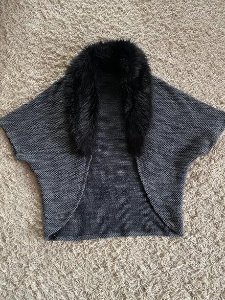 Chantall sveter s kožušinou uni, chantall