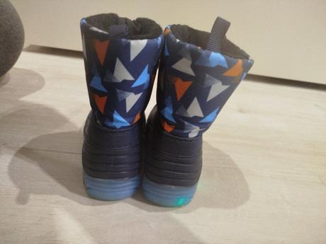 Blikajuce cizmy do snehu, lupilu,24