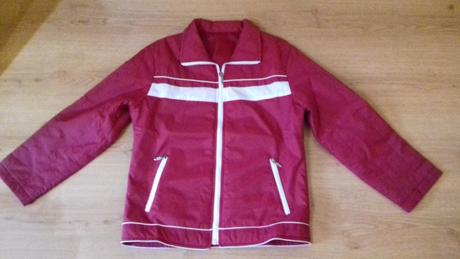 Červená prechodná bunda (nová), 36 / m