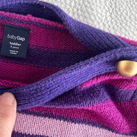 Gap pletené hrubé bavlnené šaty vel.5, gap,110