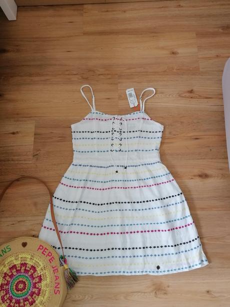 Superdry vyšívané letné šaty, superdry,m