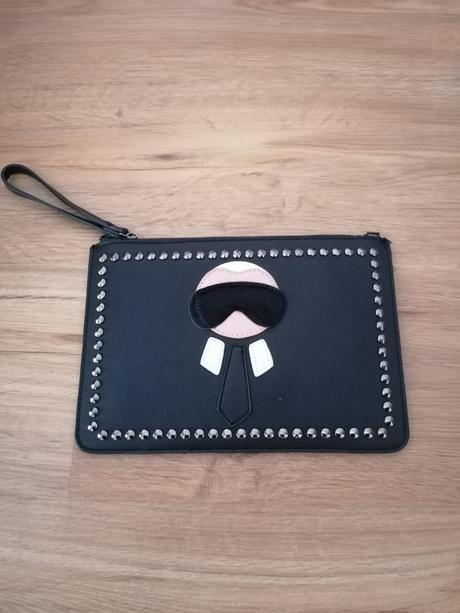 Karl lagerfeld clutch bag, karl lagerfeld