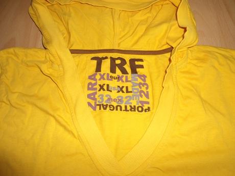 Zlte tricko s kapucnou, l