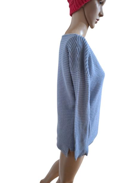 Dámsky pulóvrík so striebornou nitkou, yessica,m