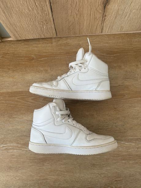 Biele vyššie tenisky nike, nike,37