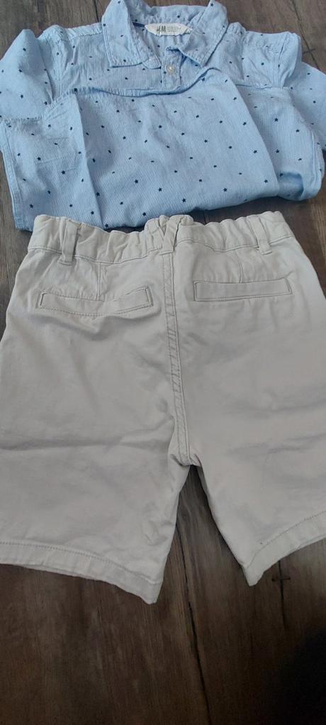 Košeľa a kraťasy, h&m,122