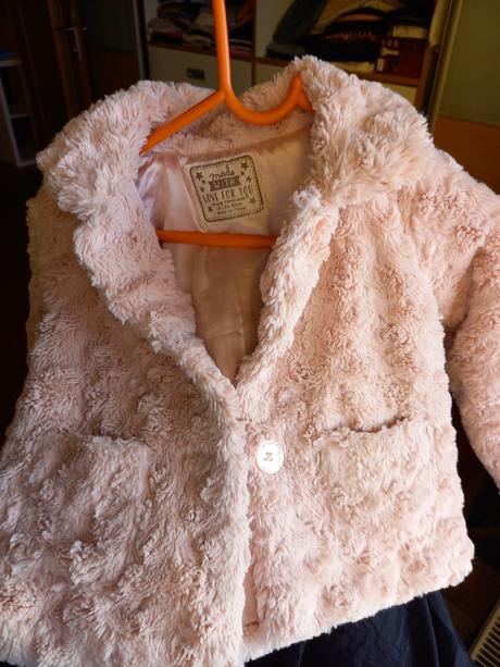 Zimný dievčenský kabátik, 86