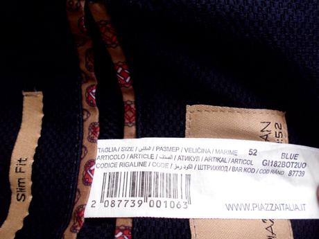 Slim sako, piazza italia,l