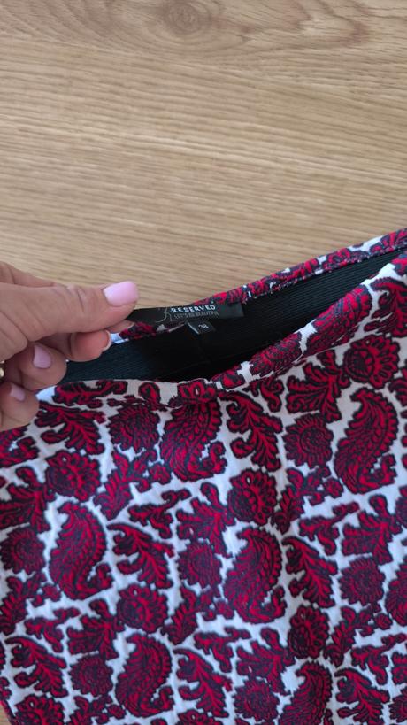 Puzdrová červená sukňa reserved 38, reserved,m