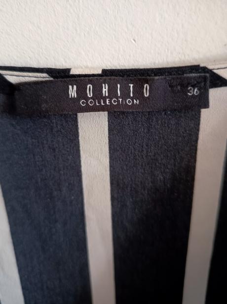 Čierno biela blúzka mohito, mohito,s
