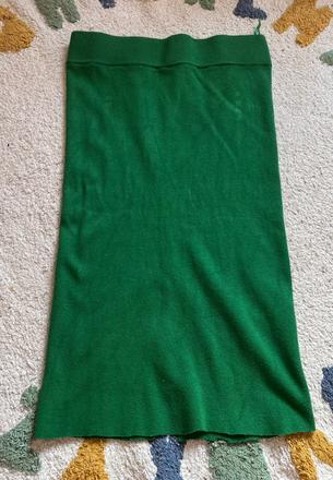 Zelená obtiahnutá pleteninová sukňa, reserved, m, reserved,m