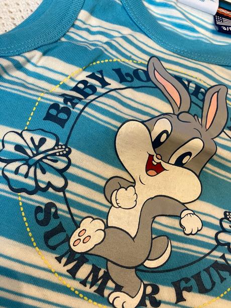 Chlapčenská letná súprava looney tunes (3-6 mes.), original marines,62