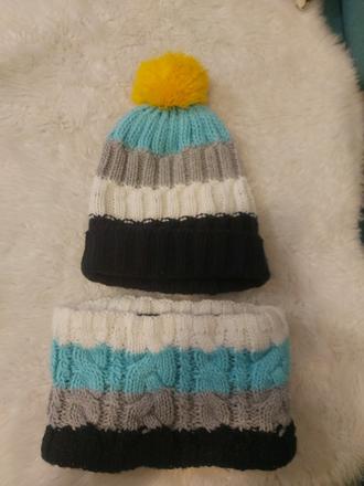 Set čiapka a nakrčník, 98