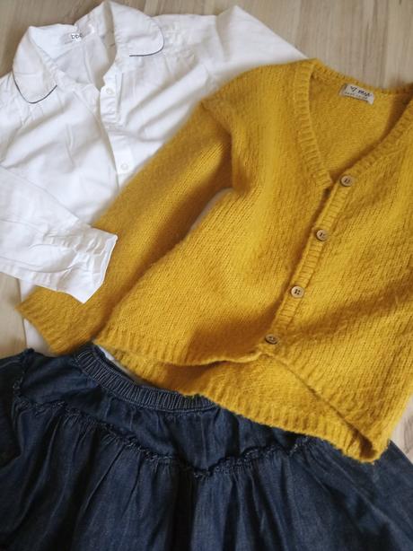 Jesenný outfit pre dievčatko, 104–116