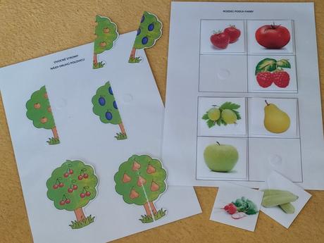 Zošit ovocie a zelenina,