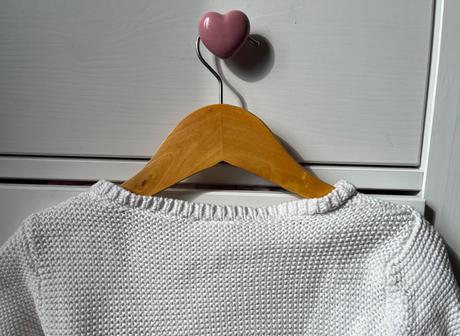 Biely bavlnený sveter, f&f, 98, f&f,98