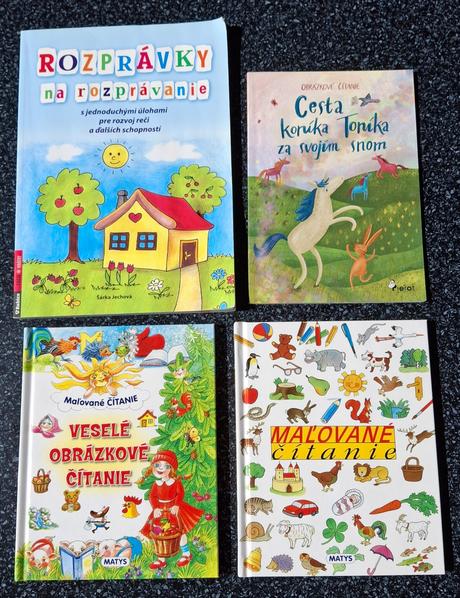 Knihy obrázkové čítanie všetky spolu, 