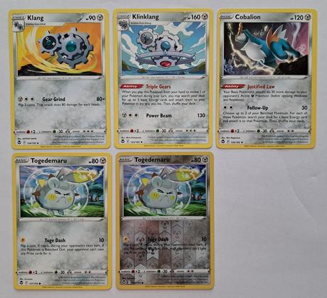 Pokémon karty "silver tempest" (8),