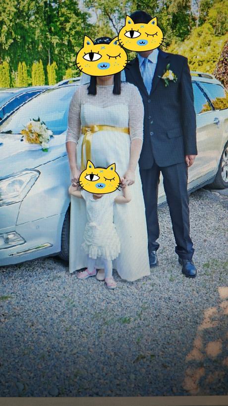 Tehotenske svadobne saty 42-44 xl, xl