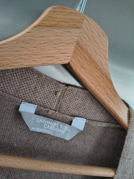 Luxury cashmere blend cardigan s-m, m